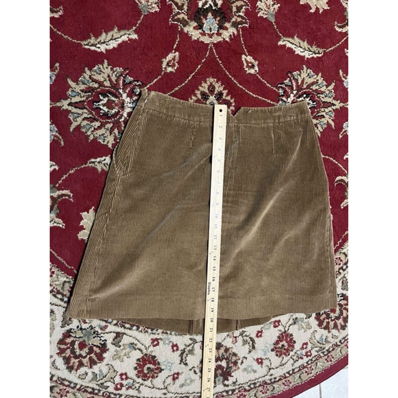 Women’s 1950’s/60’s Made in USA L.L Bean Brown Corduroy Mini Skirt Size 8 - Picture 5 of 8